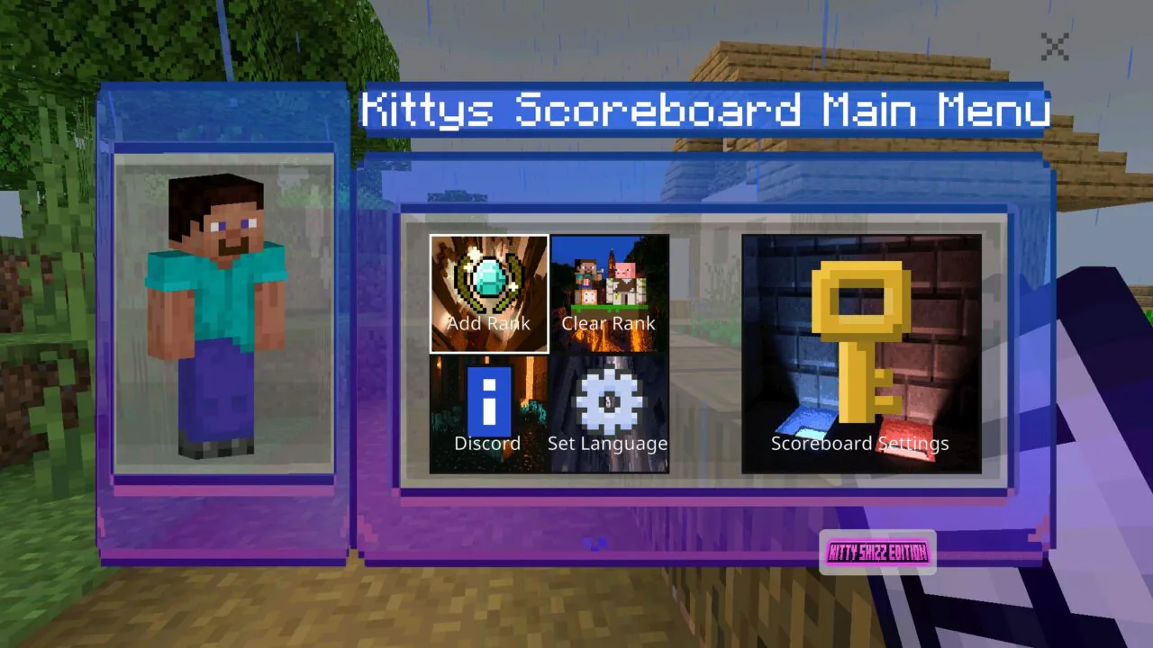 HUD from Scoreboard Mod for Minecraft PE