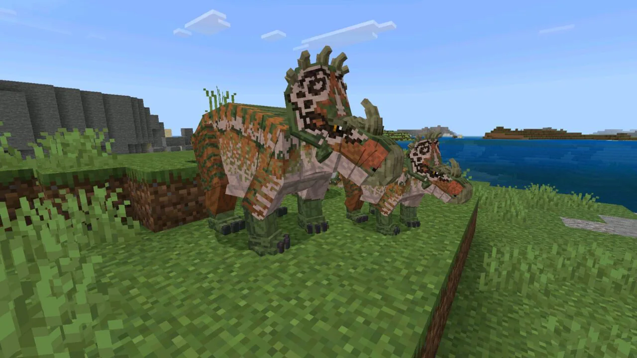 Mob from Mesozoic Biology Mod for Minecraft PE