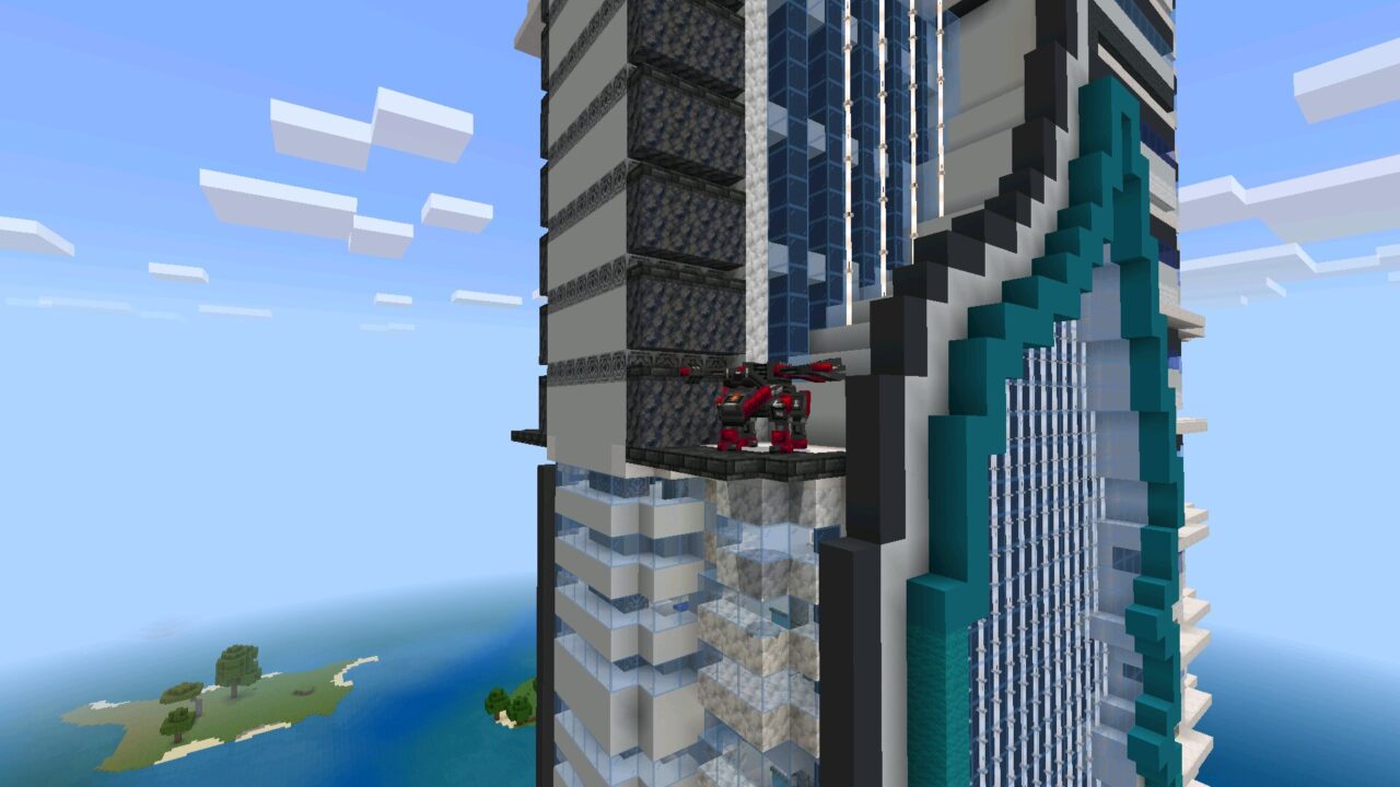 Tower from Drone Mods for Minecraft PE