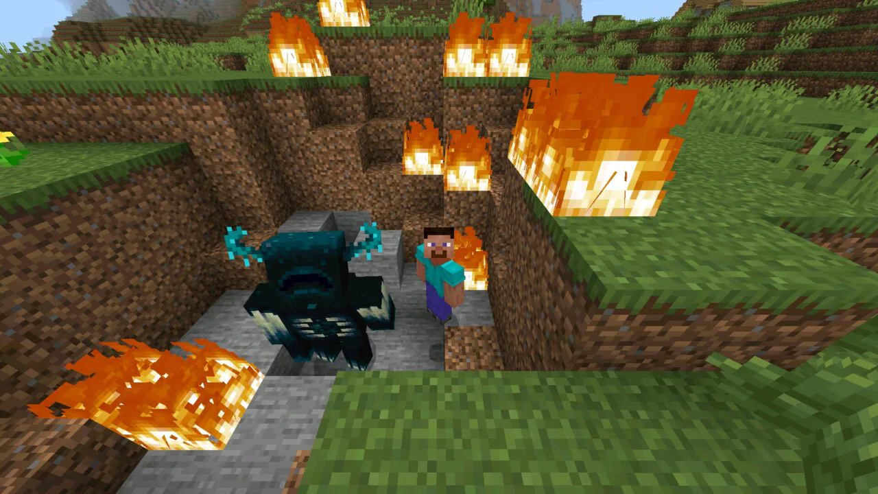 Battle from Gabimaru The Hollow mod Minecraft PE