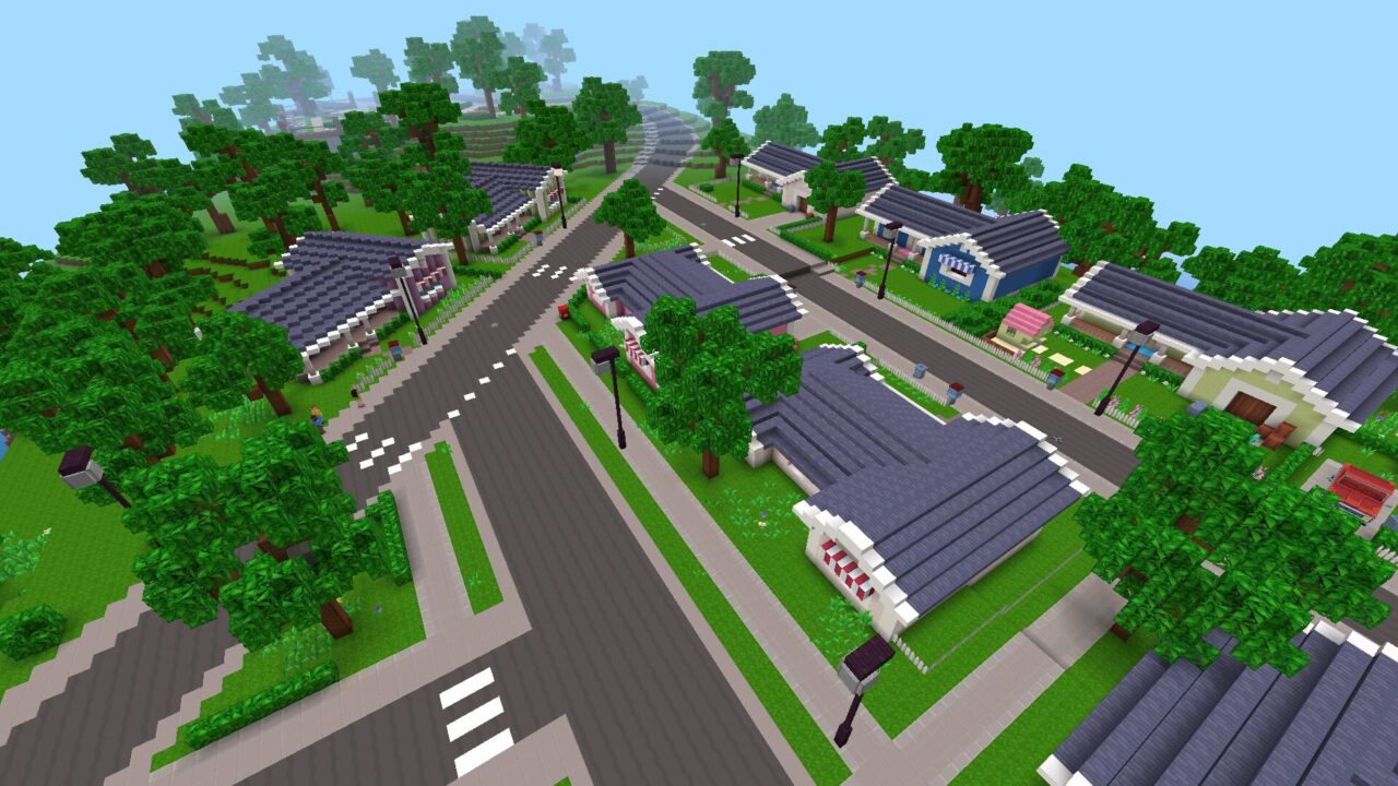 City from Minions Mod for Minecraft PE