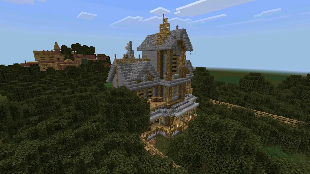 House from Poison Map for Minecraft PE