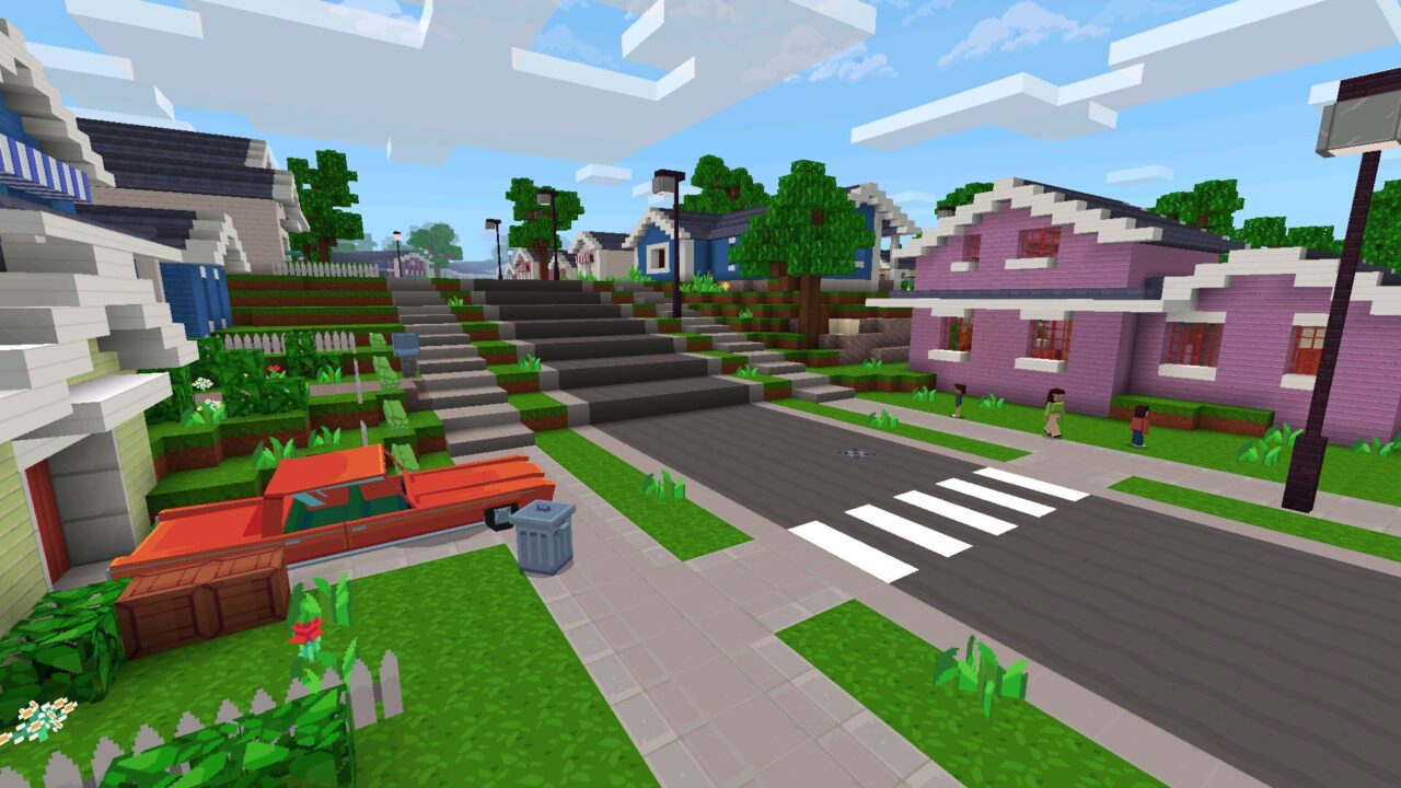 Street from Minions Mod for Minecraft PE