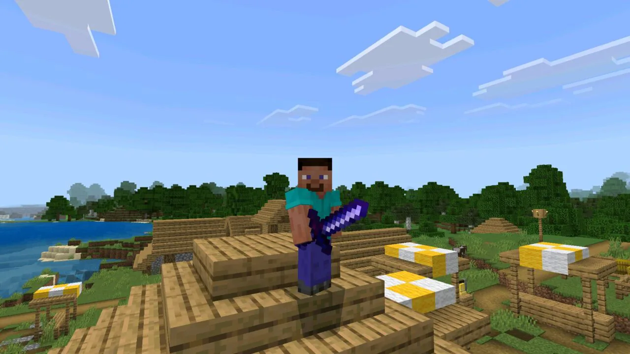 Sword from Excalibur Mod for Minecraft PE