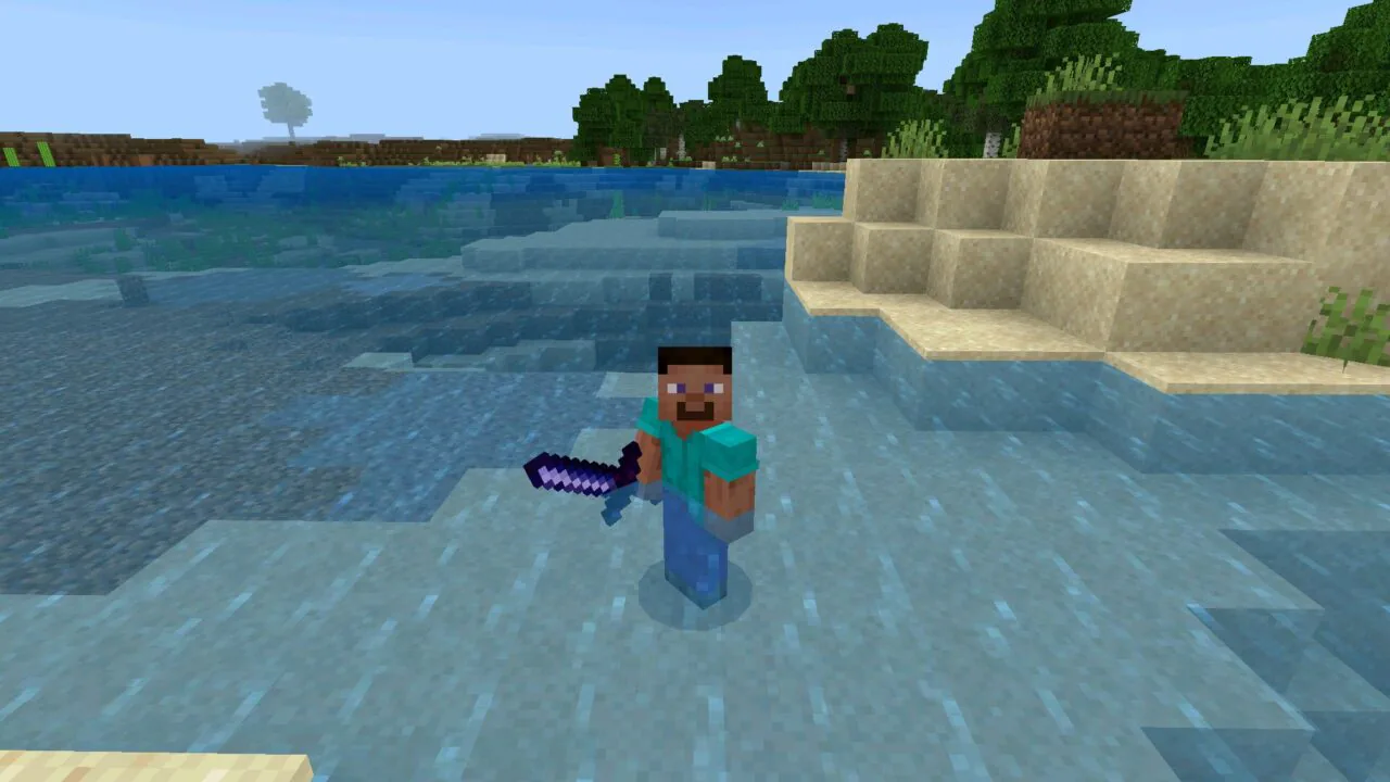 Weapon from Excalibur Mod for Minecraft PE