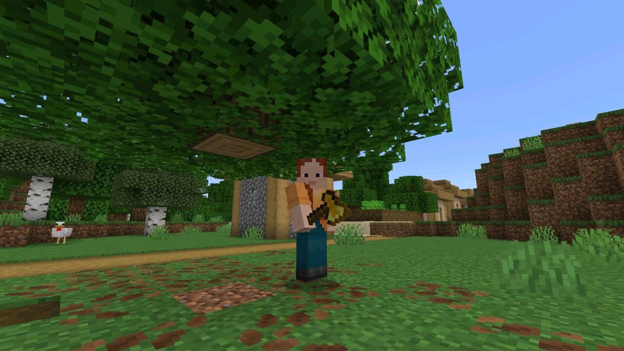Axe from X Tale Craft Mod for Minecraft PE