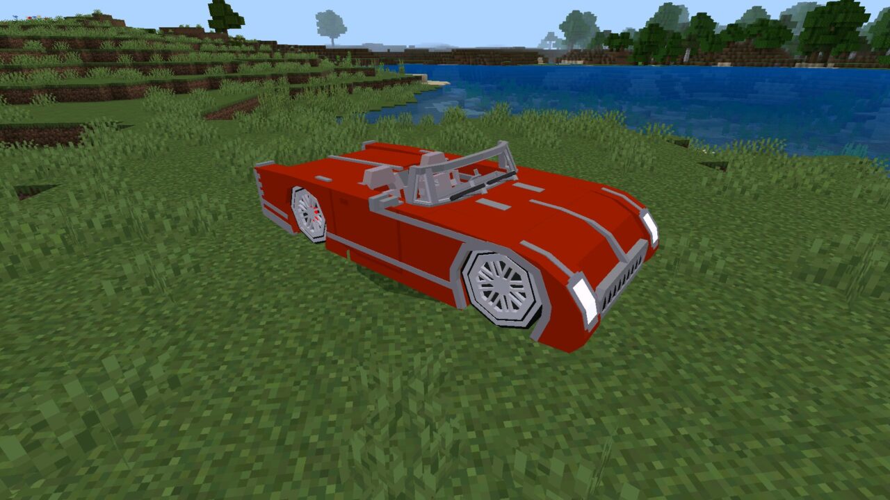 Car from Lowrider Mod for Minecraft PE
