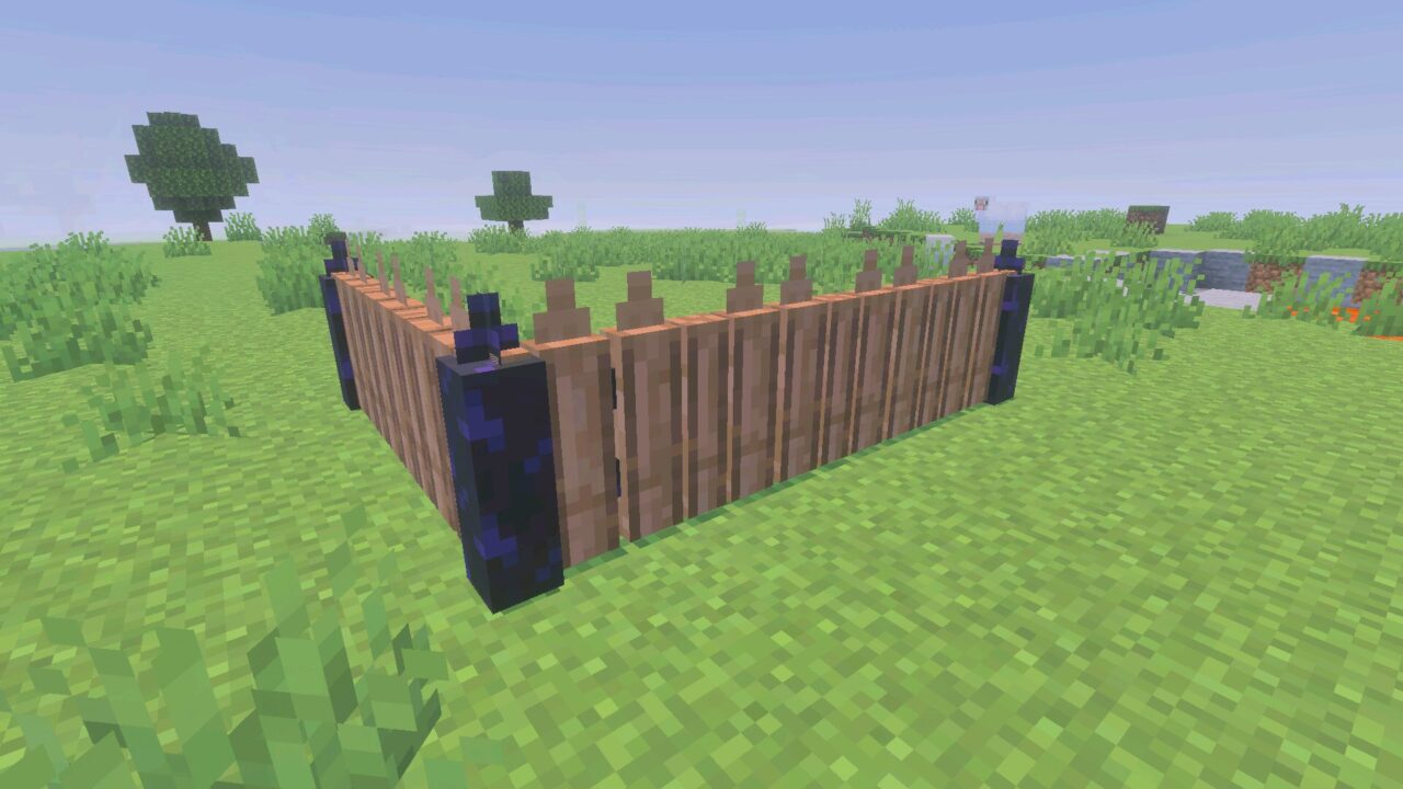 Fence from Rise and Survive Mod for Minecraft PE