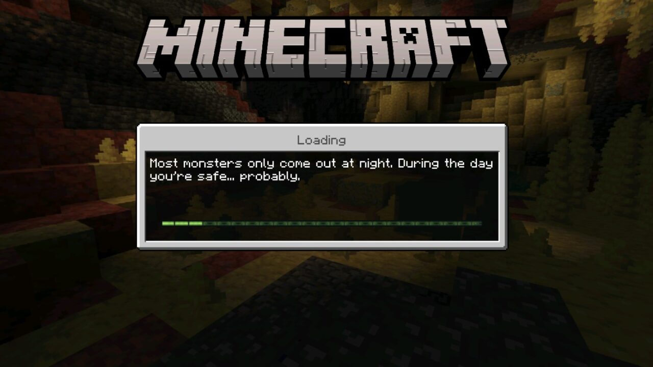 Minecraft 26.31 apk loading