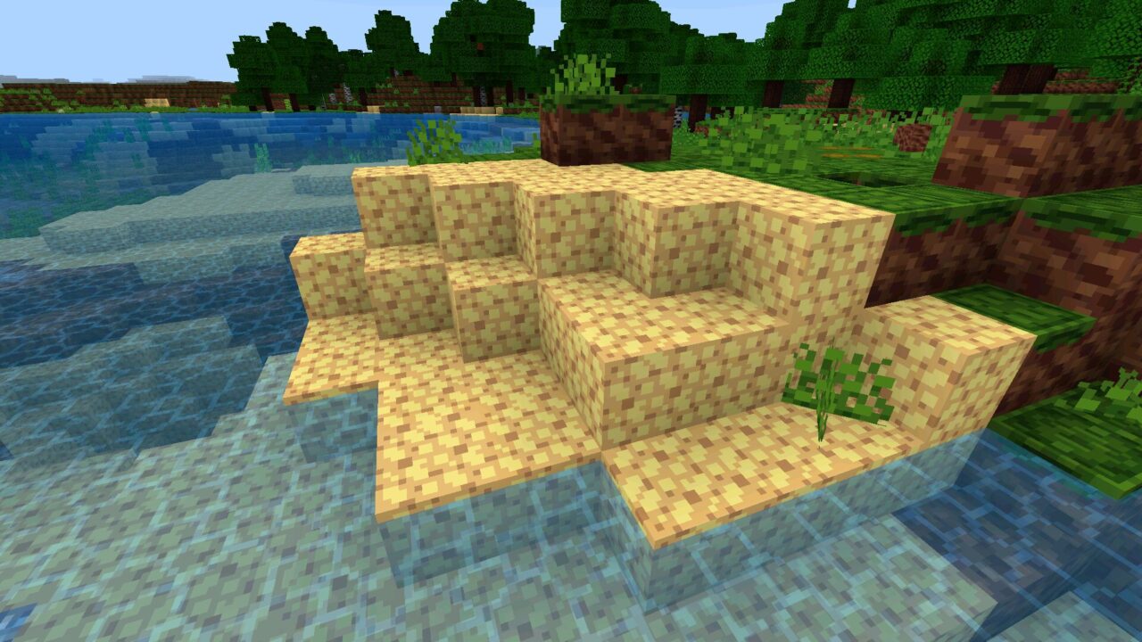 Sand from Rusty Toons Texture Pack for Minecraft PE