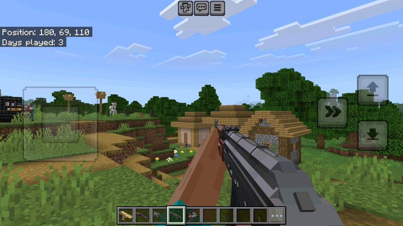AK-47 from TACZ Mod for Minecraft PE