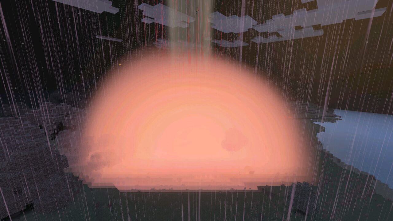 Attack from Orbital Railgun mod for Minecraft PE