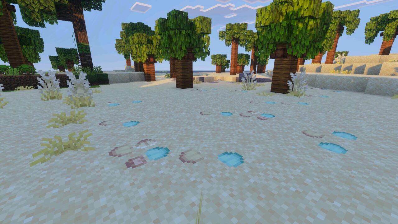 Beach from Core Craft Mod for Minecraft PE