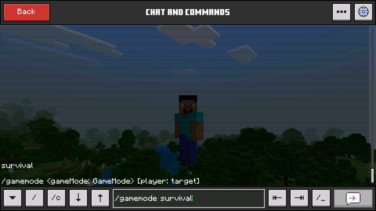 Chat from Deesse UI Texture Pack for Minecraft PE
