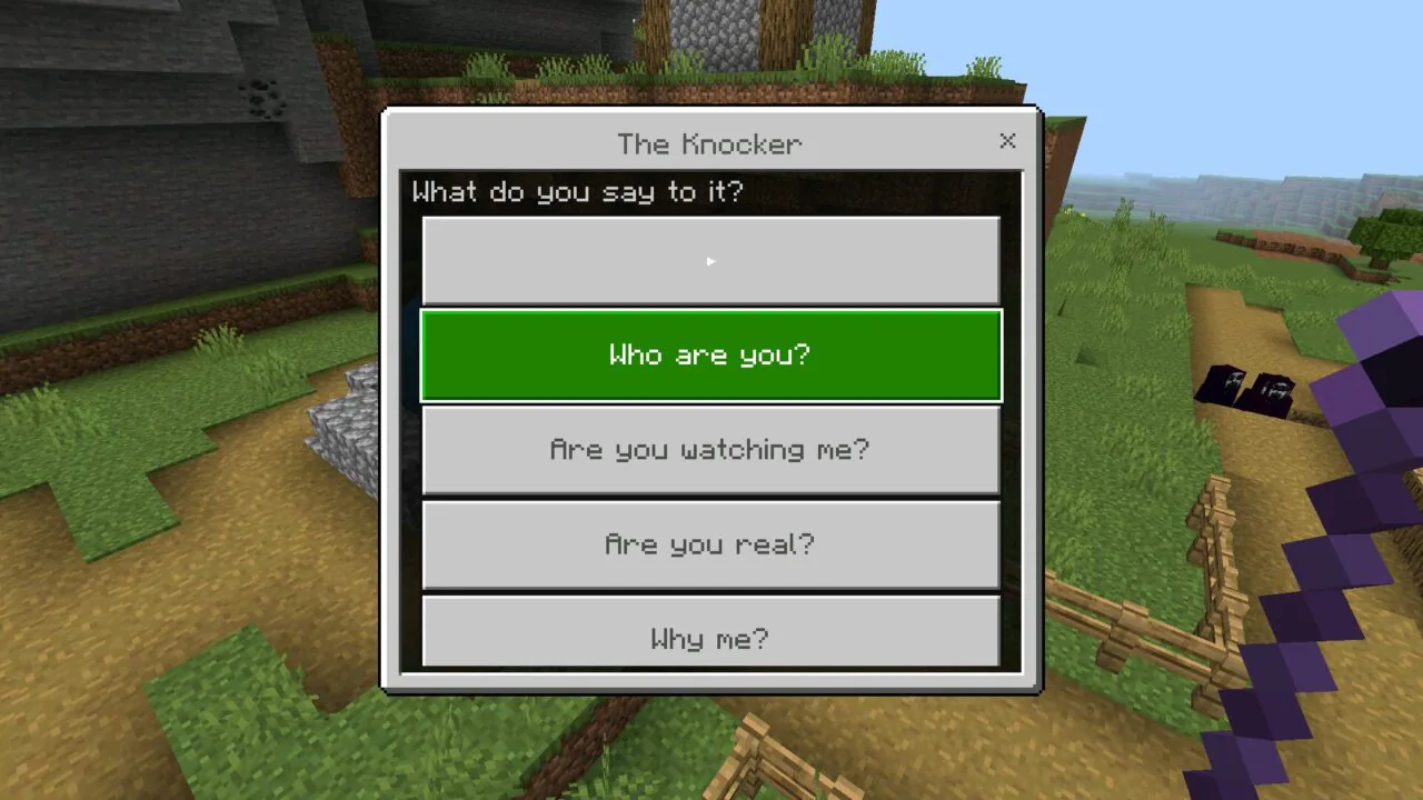 Chatting from The Obsessed Mod for Minecraft PE