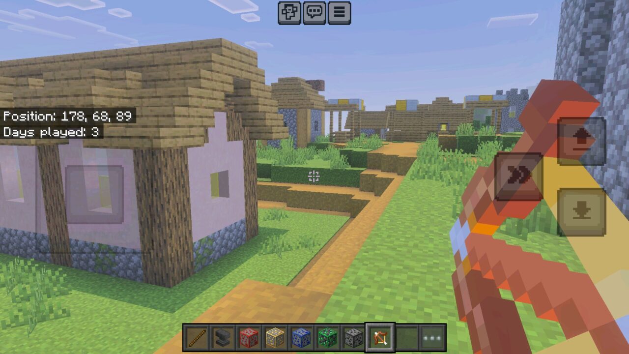 Crosshair from PvP 16x Texture Pack for Minecraft PE