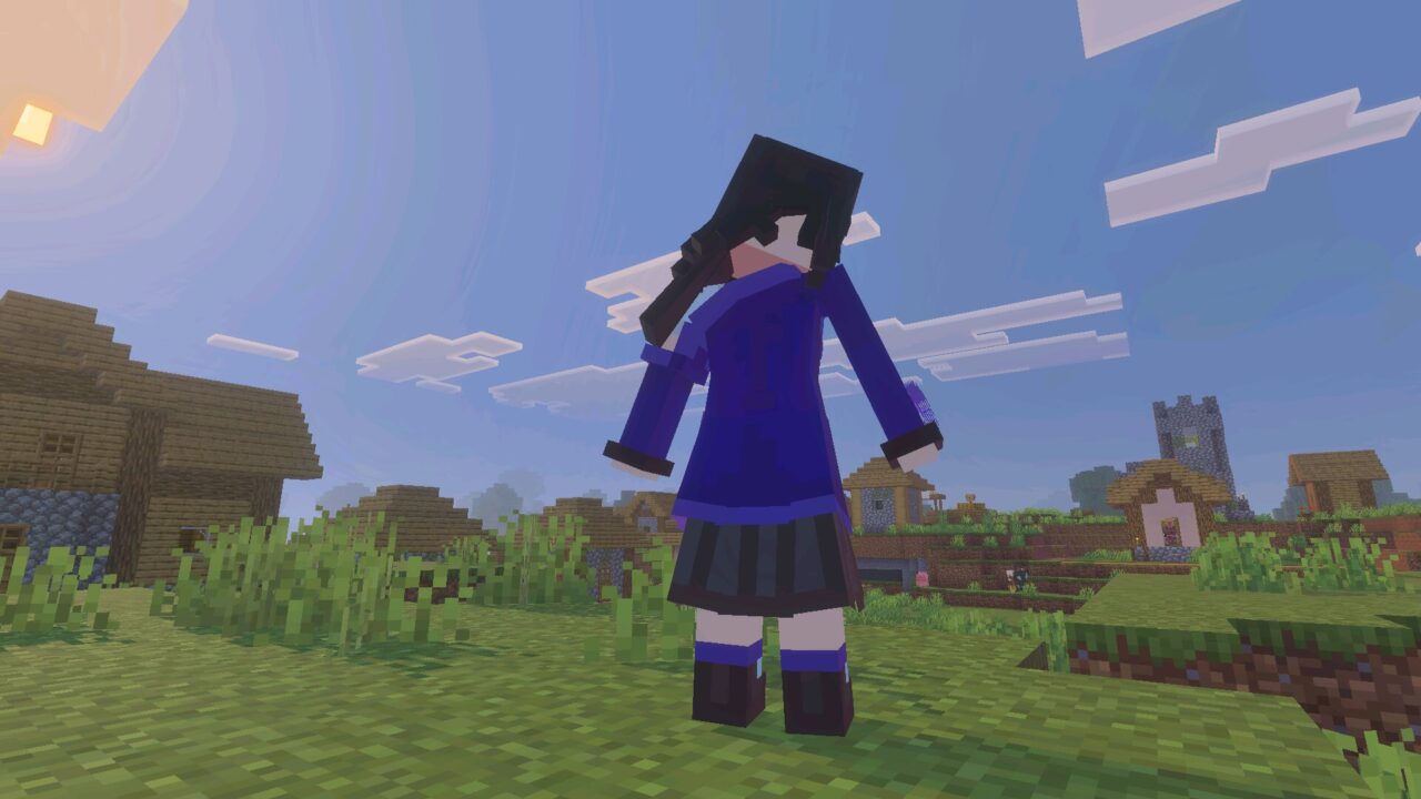 Dress from How Many Maids mod for Minecraft PE