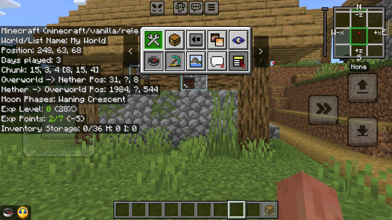 Features from Deesse UI Texture Pack for Minecraft PE