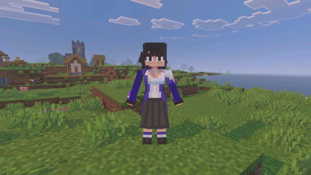 Friend from How Many Maids mod for Minecraft PE