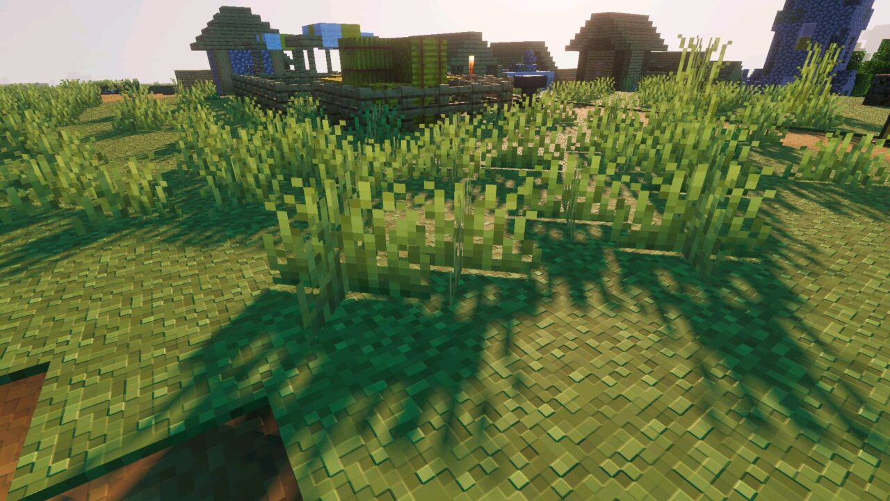 Grass from Dreamy Visuals Shader for Minecraft PE