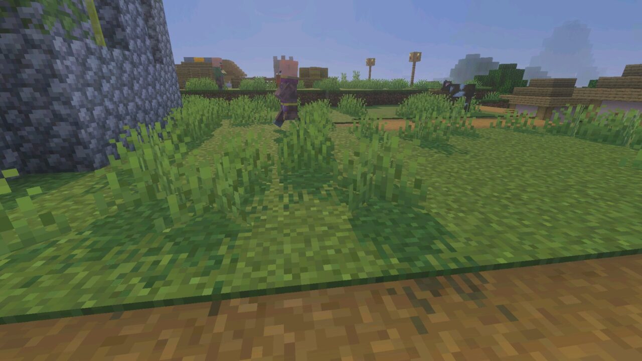 Grass from Newb X Stars Shader for Minecraft PE