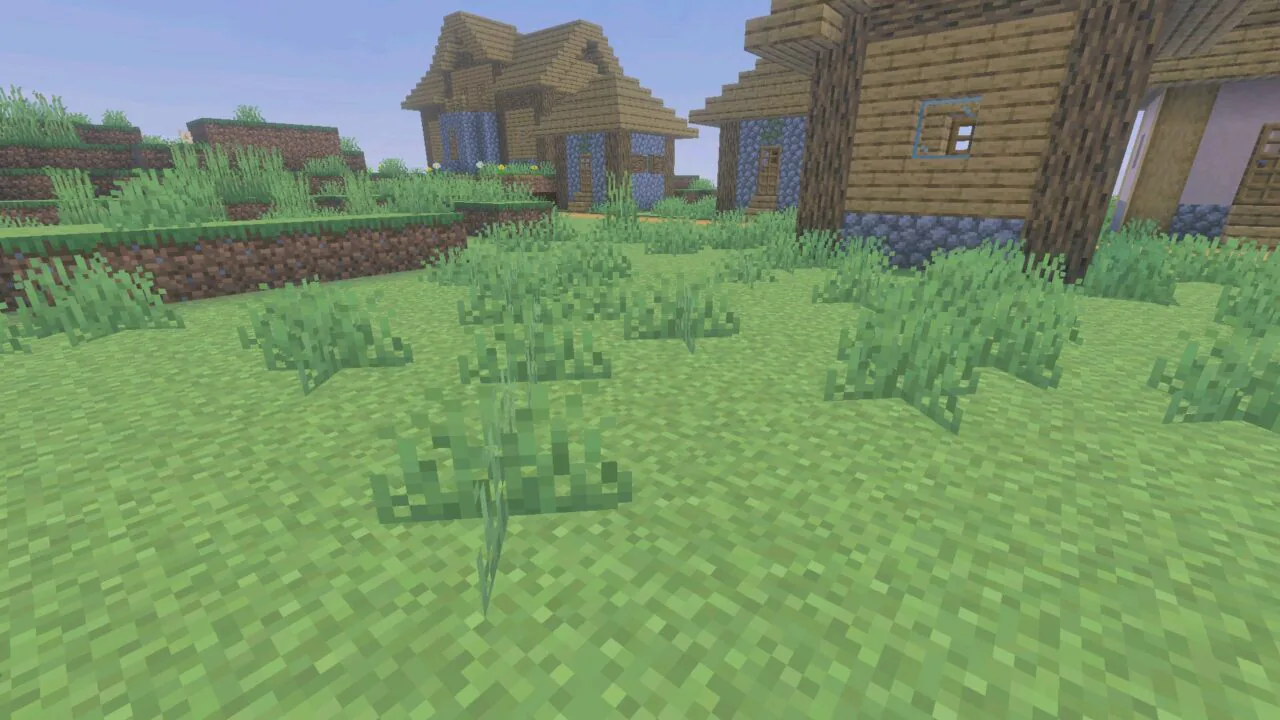 Grass from Newb x Unwind Shader for Minecraft PE