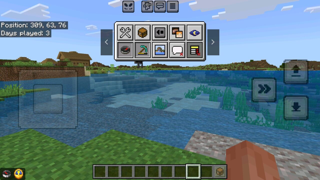 HUD from Deesse UI Texture Pack for Minecraft PE
