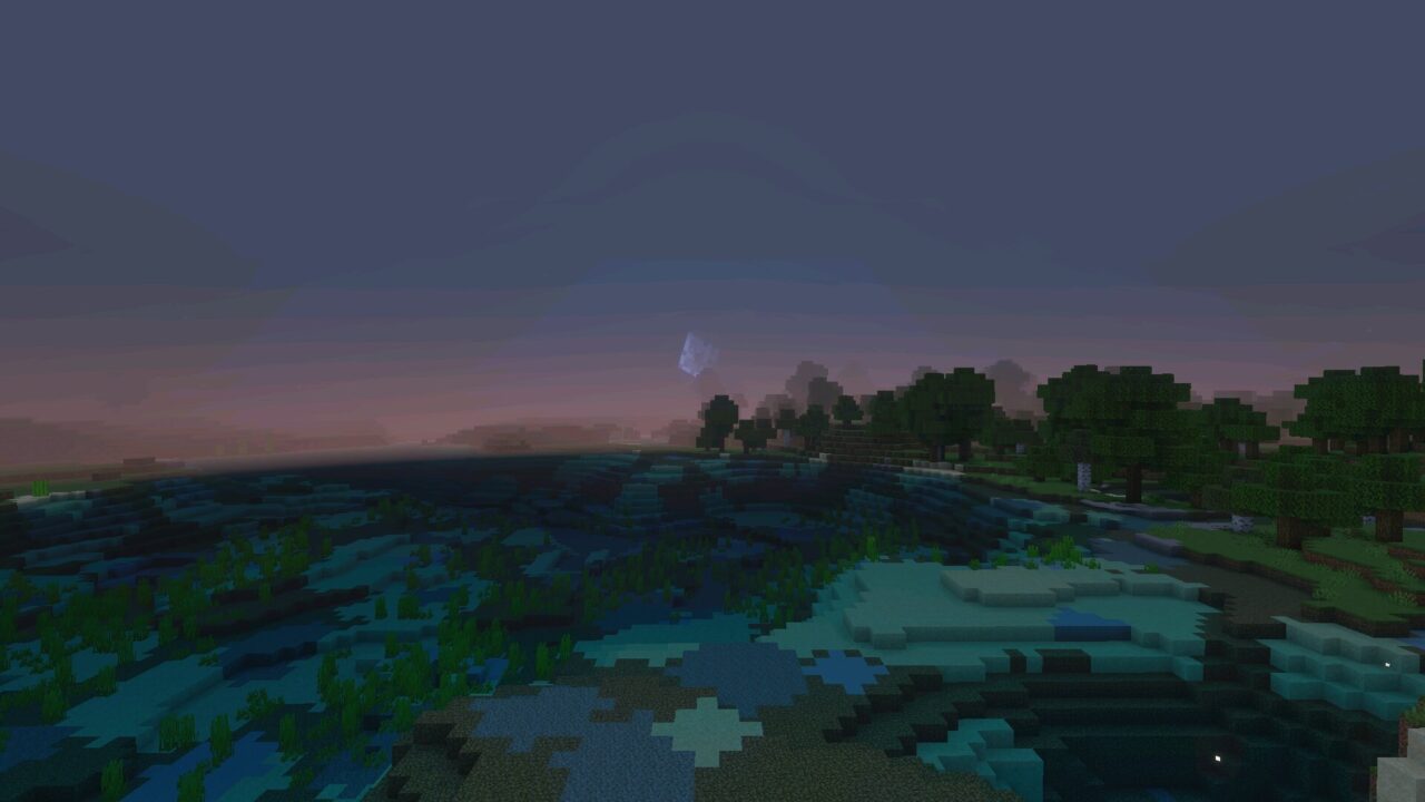 Moon from Newb X Stars Shader for Minecraft PE