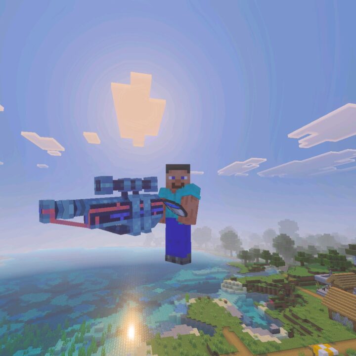 Orbital Railgun Mod for Minecraft PE