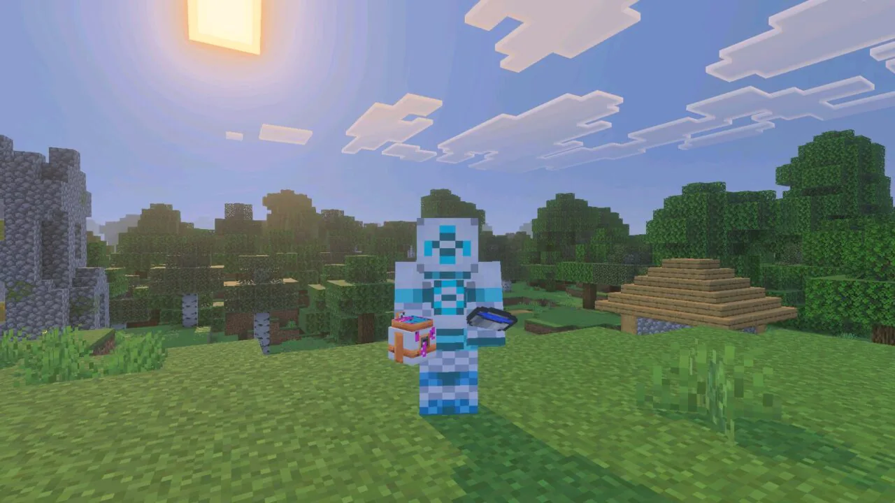Physics Glue Create Mod for Minecraft PE