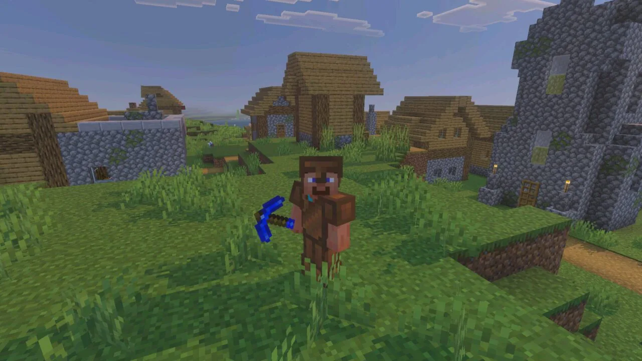 Pickaxe from More Tools Mod for Minecraft PE