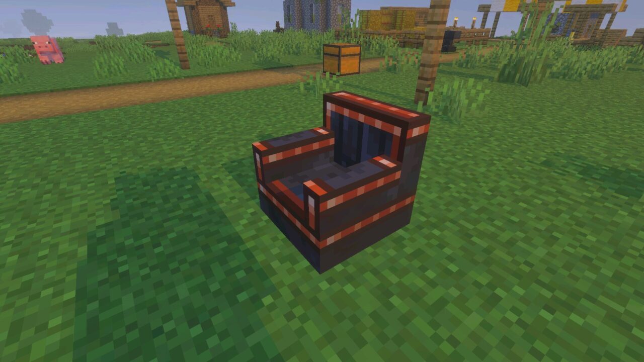 Seat Physics Glue Create mod for Minecraft PE