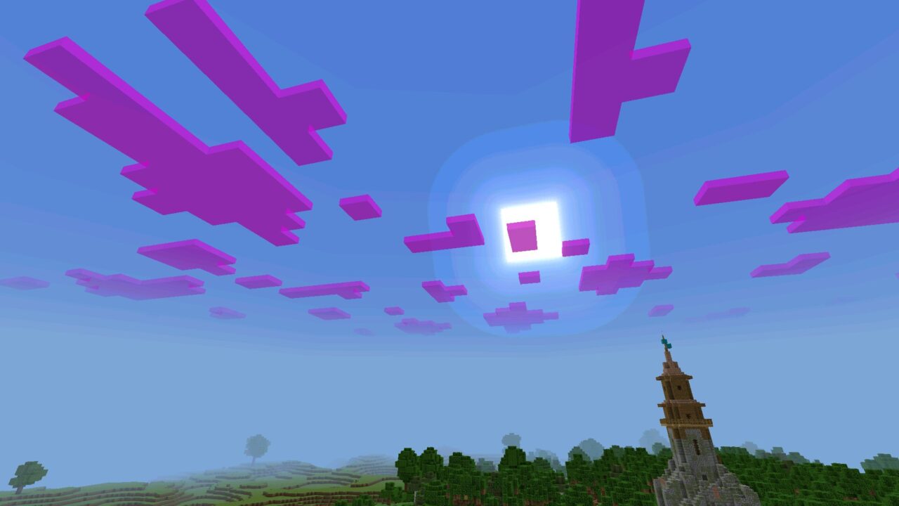 Sky from Newb Lumina Shader for Minecraft PE