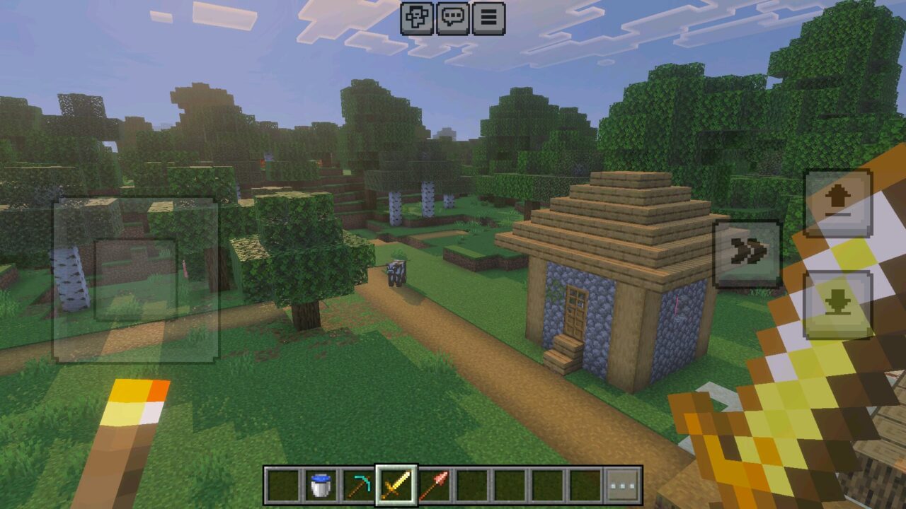 Sword from Double Hands mod for Minecraft PE