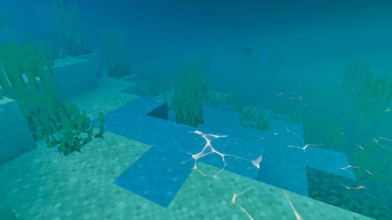 Underwater from Definitive Vibrant Visuals Shader for Minecraft PE