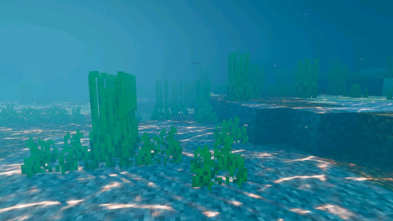 Underwater from Dreamy Visuals Shader for Minecraft PE