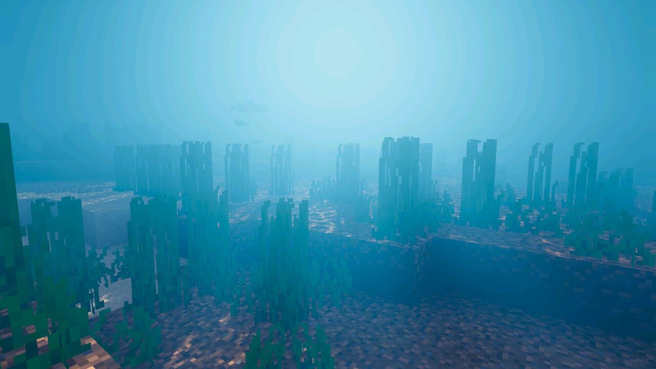 Underwater from Newb Lumina Shader for Minecraft PE