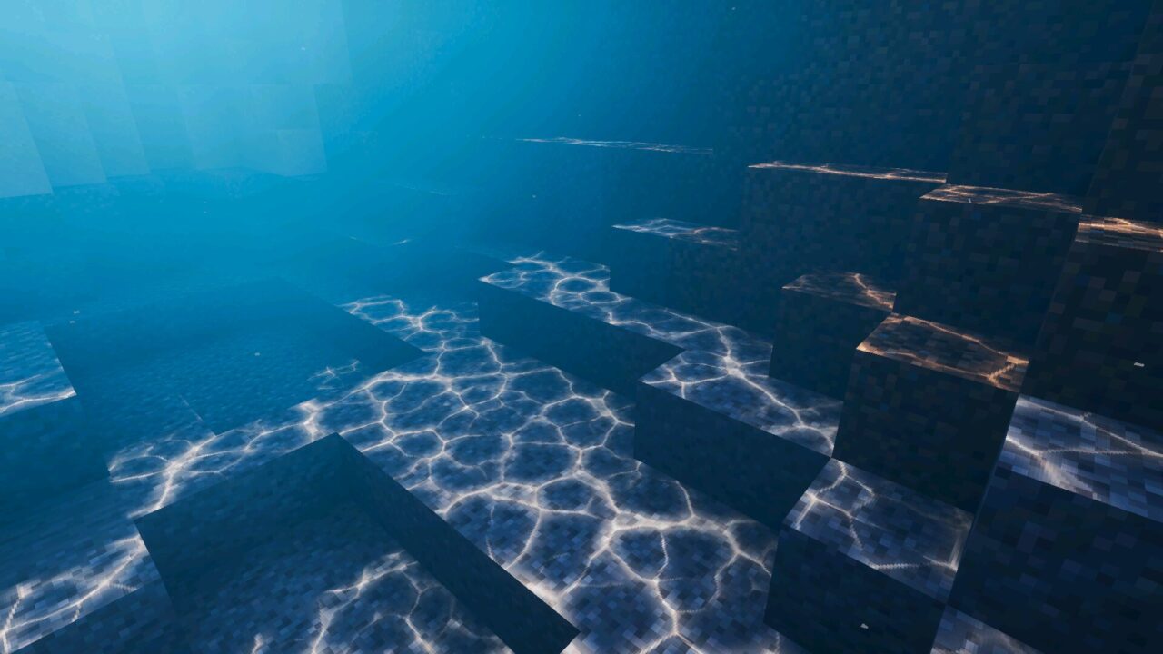 Underwater from Revolution Vibrant Visuals Shader for Minecraft PE