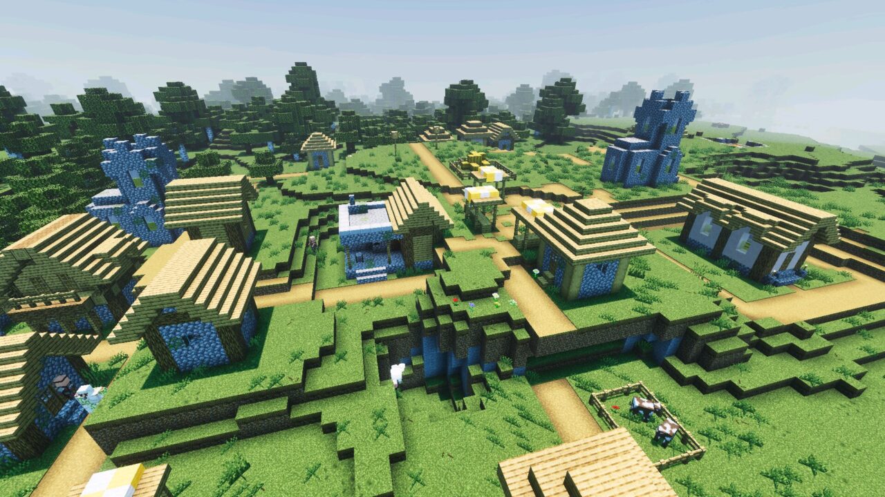 Village from ZenXveda Shader for Minecraft PE
