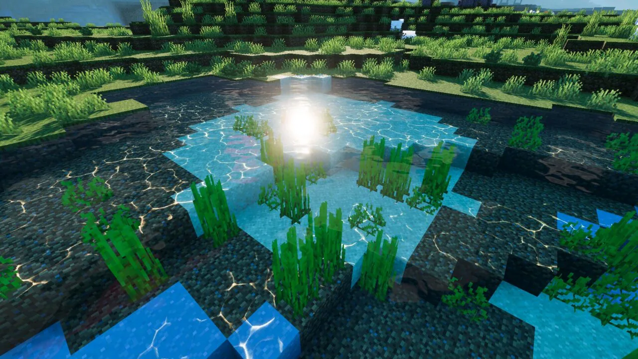 Water from Definitive Vibrant Visuals Shader for Minecraft PE