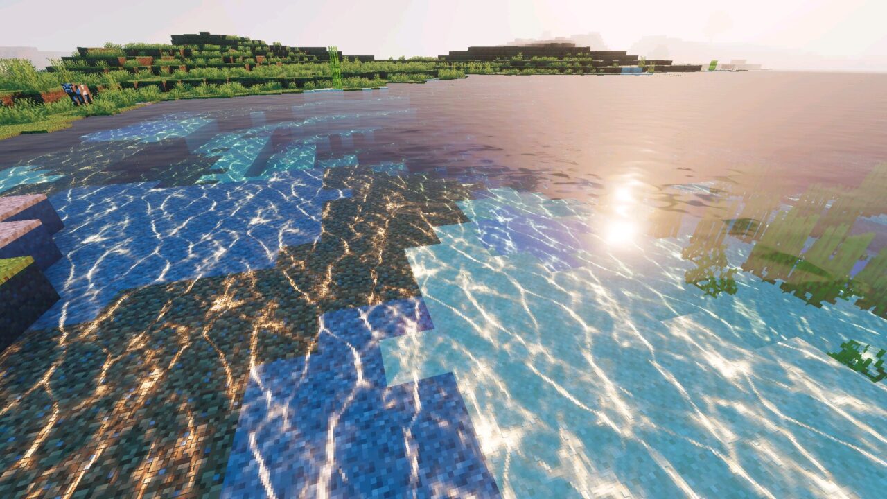 Water from Dreamy Visuals Shader for Minecraft PE