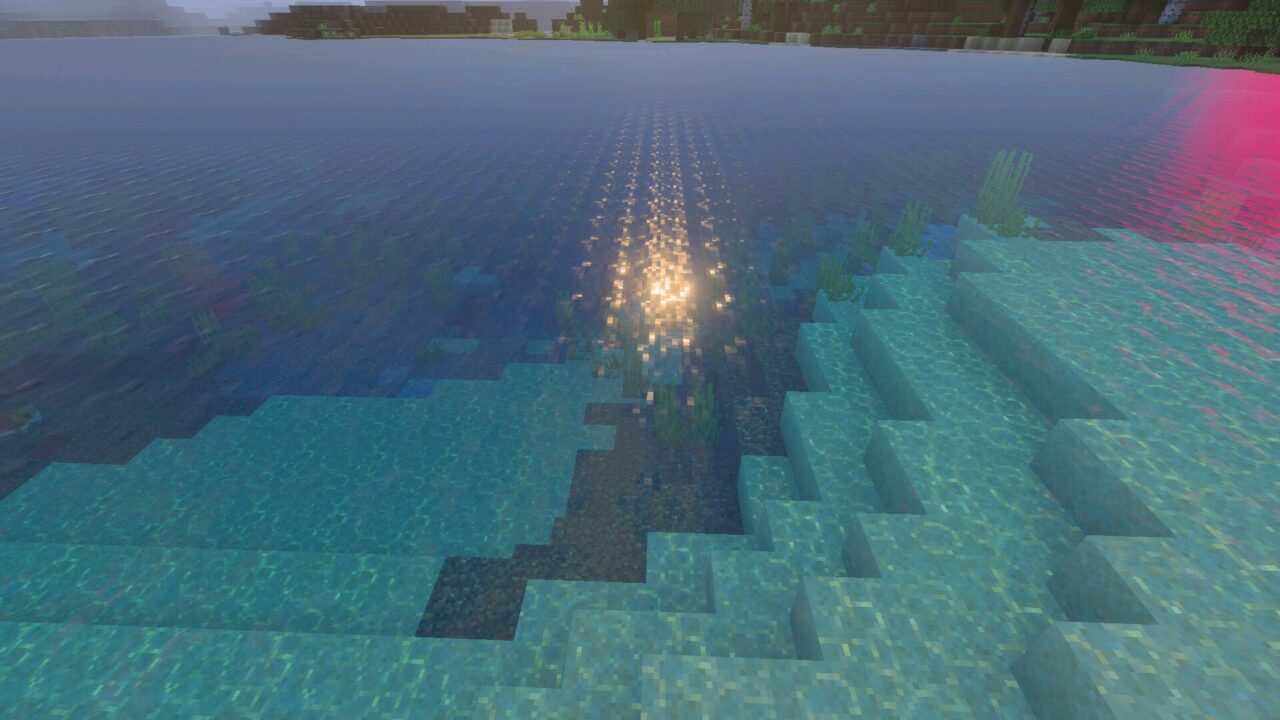 Water from Newb Nightfall Shader for Minecraft PE