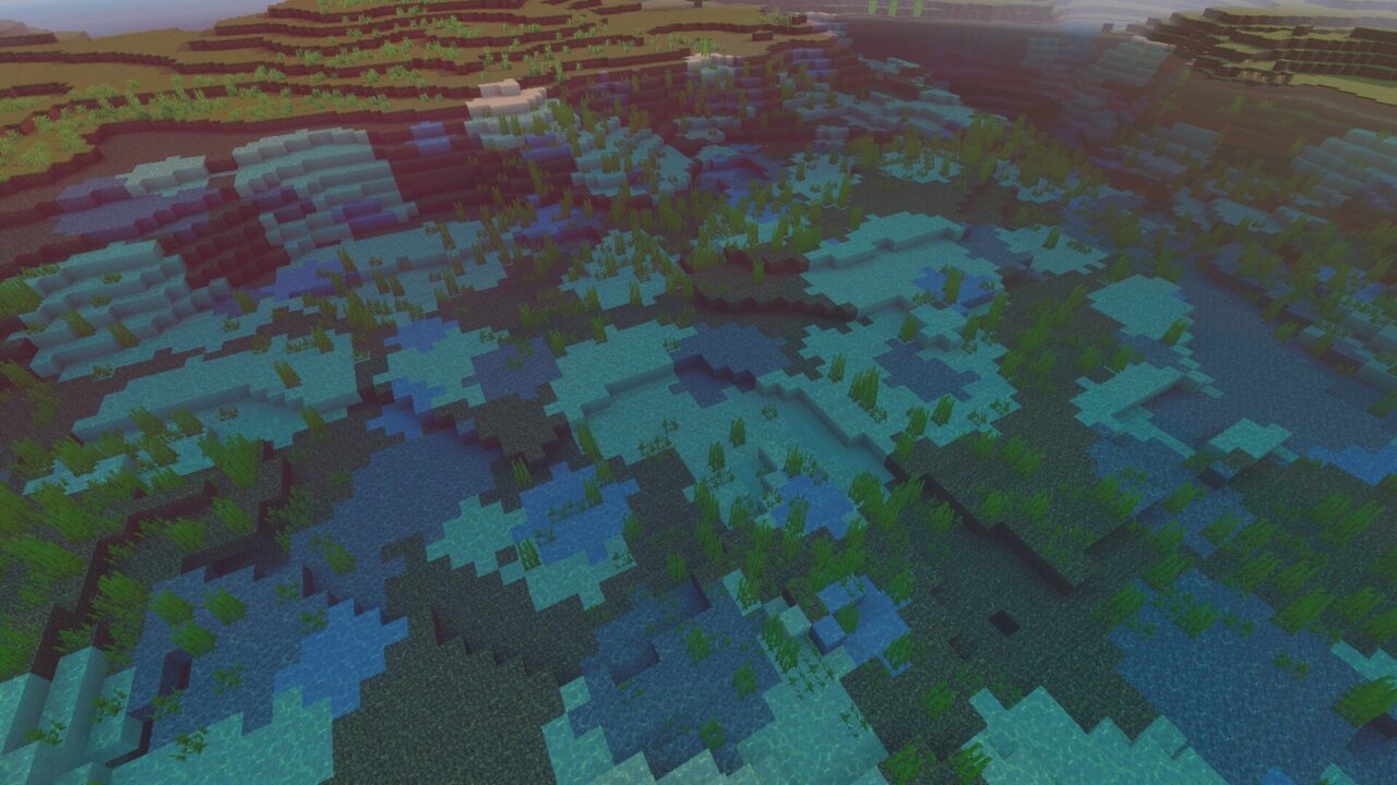 Water from Newb X Stars Shader for Minecraft PE