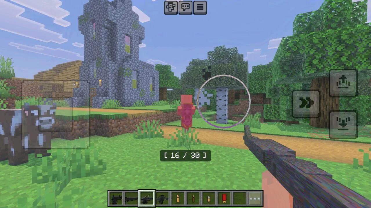 AK from Havoc Guns Mod for Minecraft PE