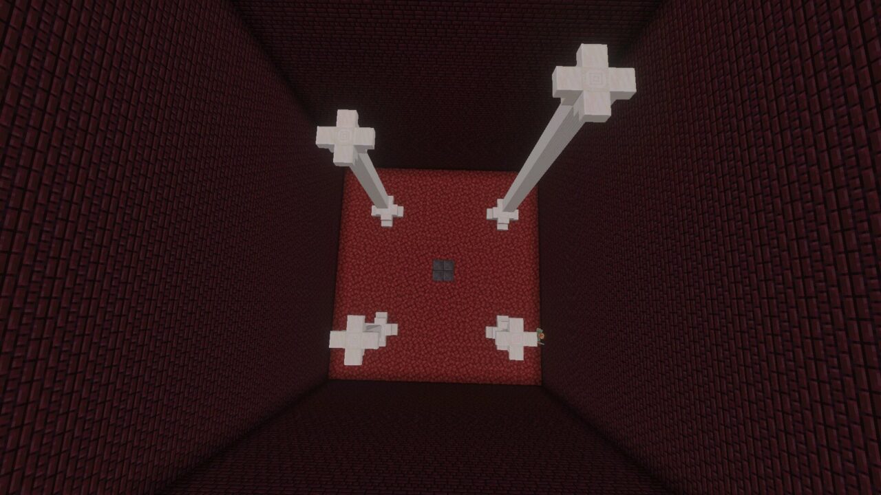 Arena from Kevins Elytra Mace PvP Practice Map for Minecraft PE