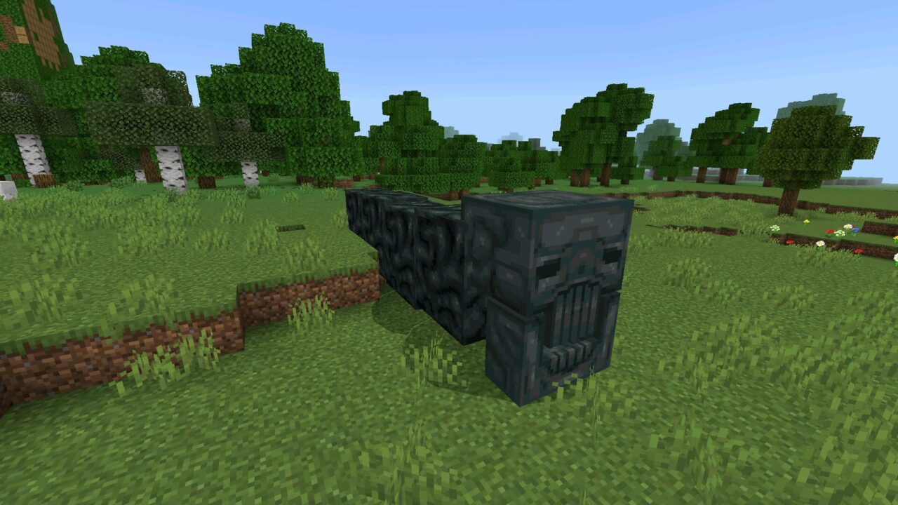 Basilisk from Liminal Dimension mod for Minecraft Bedrock