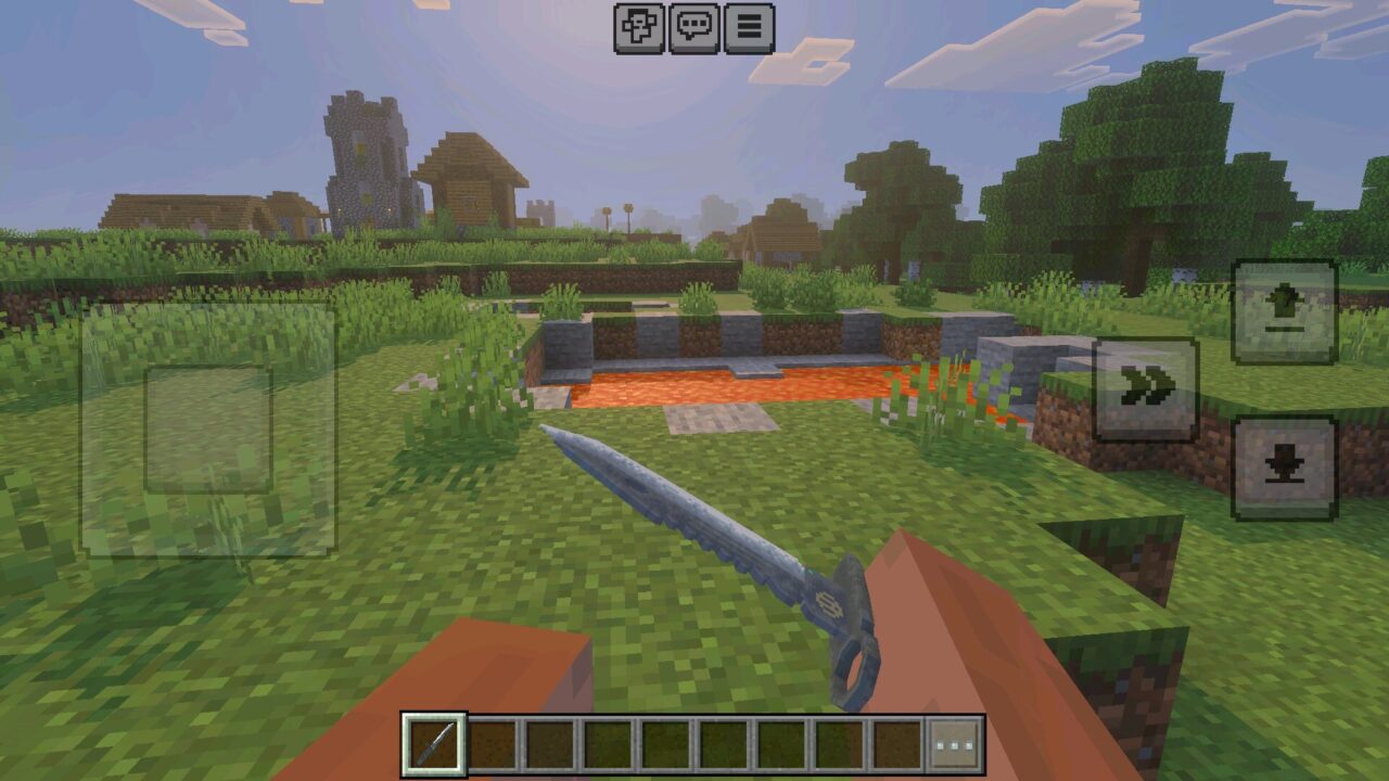 Blade from Knives Mod for Minecraft Bedrock