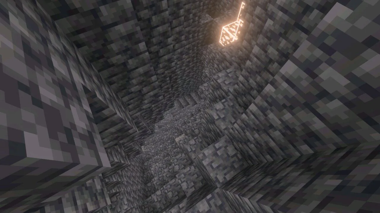 Cave from Clear Sight Texture Pack for Minecraft Bedrock