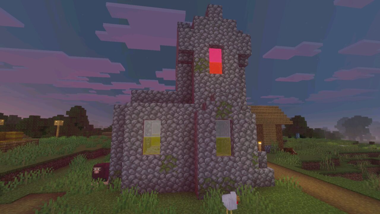 Church from Grafika Shader for Minecraft PE