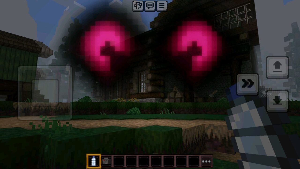 Eyes from Mothman mod for Minecraft PE